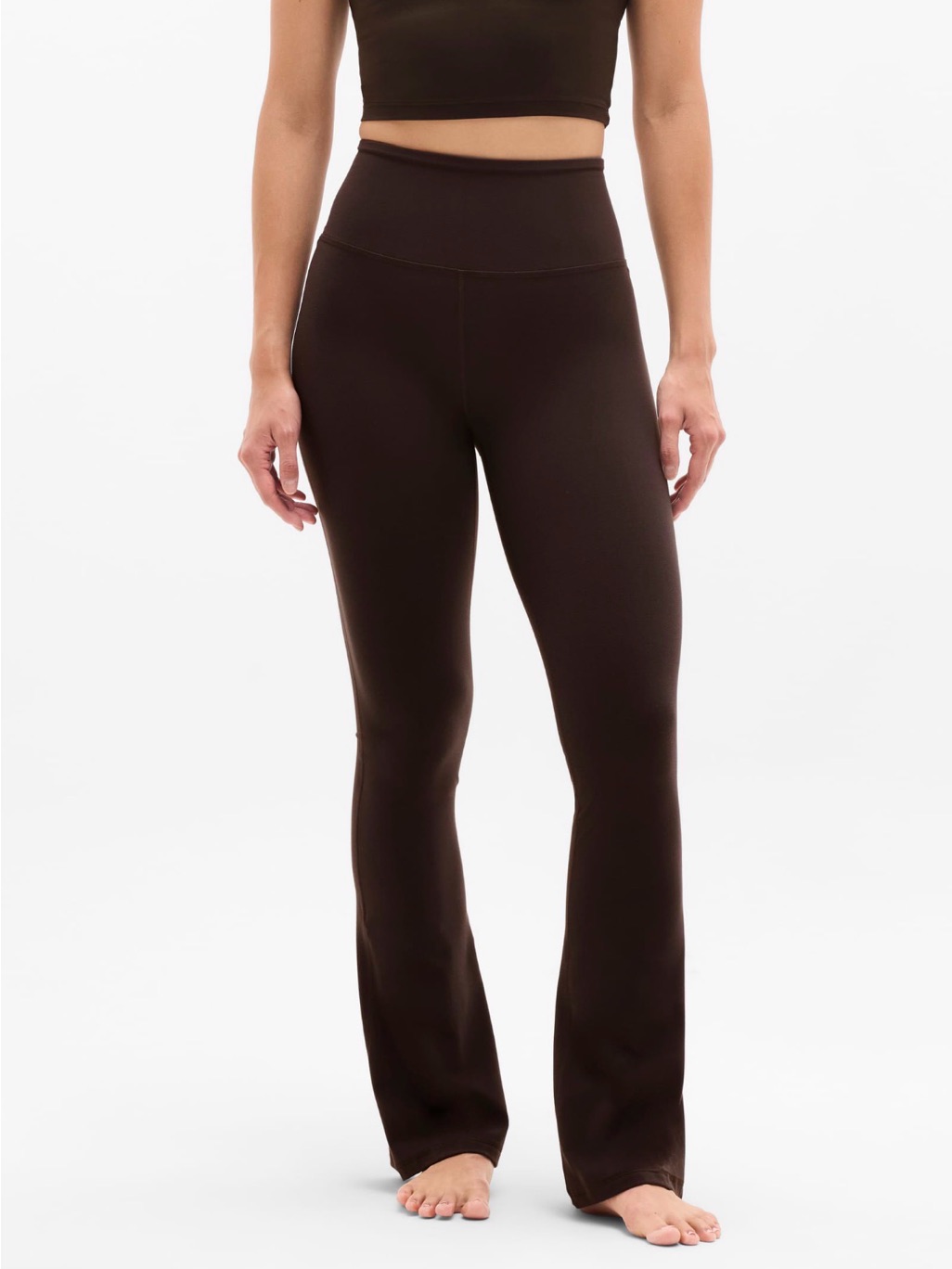 Athleta Elation Flare Pant. Size Small Truffle